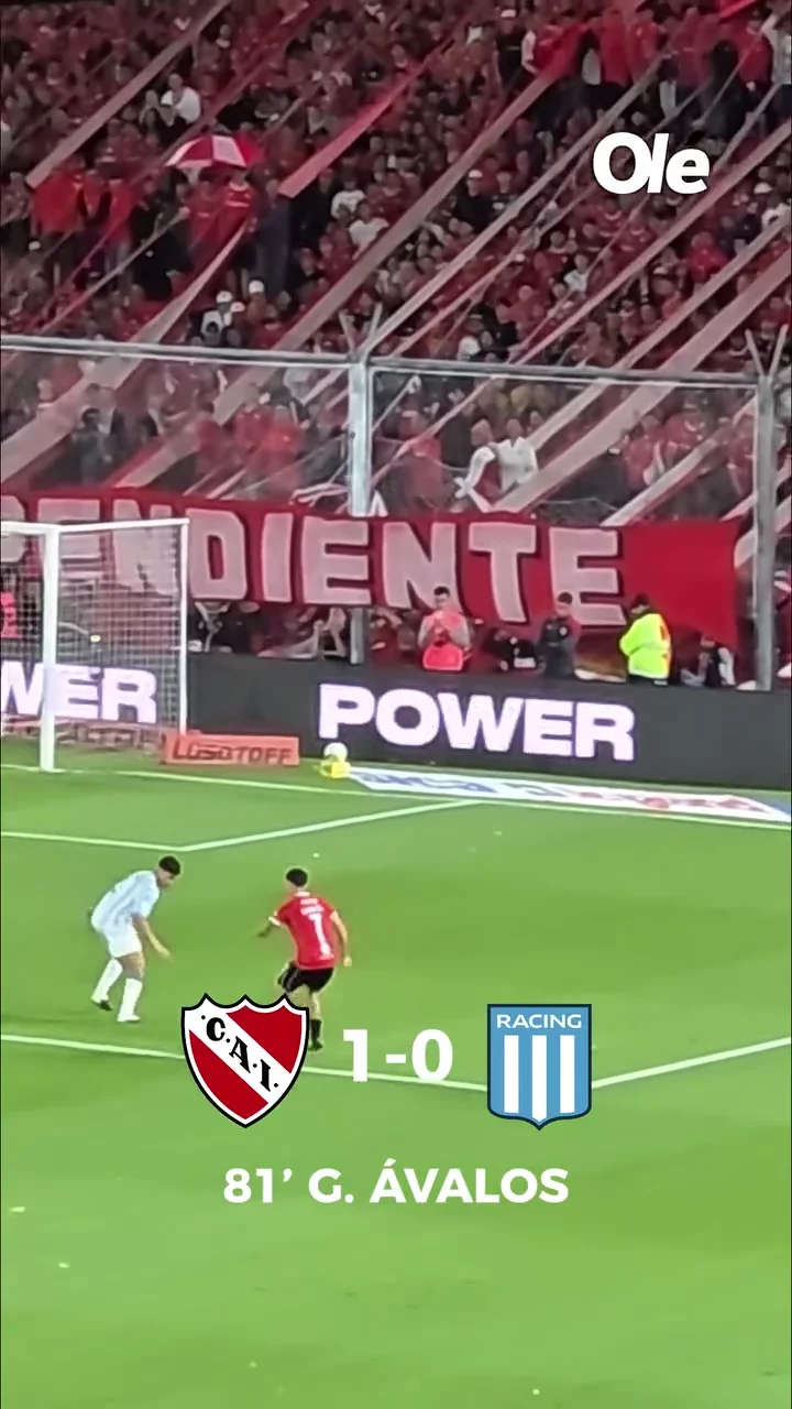¡GOL DE ÁVALOS Y VICTORIA DE INDEPENDIENTE EN EL CLÁSICO! ⚽🔝🔴 En un partido tremendo que hasta