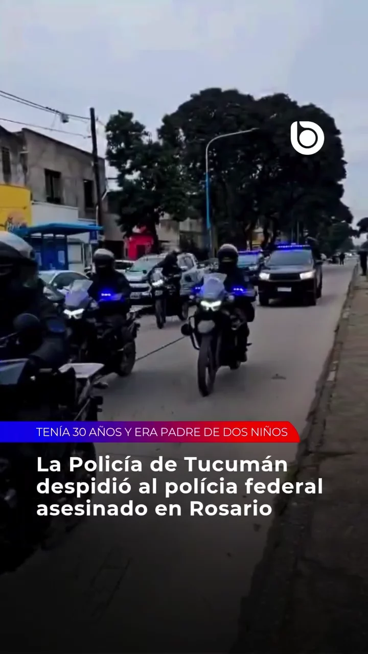 LA POLICÍA DE TUCUMÁN DESPIDE A UN EFECTIVO ASESINADO EN ROSARIOLa Policía de Tucumán expresó su