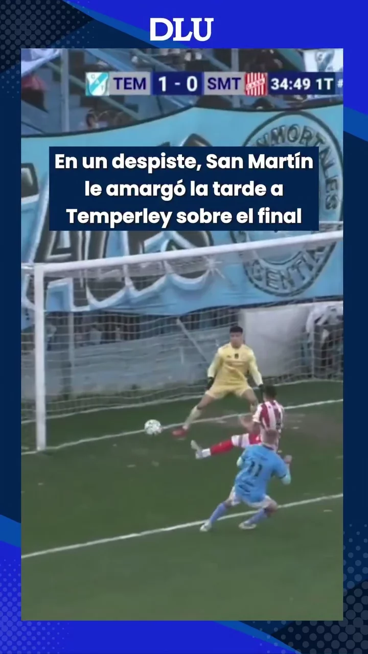 ⛽😬 Empate con sabor a poco⚽ #Temperley le ganaba con tranquilidad a San Martín de Tucumán en el