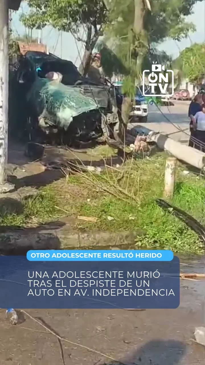 Una trágica colisión vial registrada este domingo sobre la avenida Independencia, a la altura de